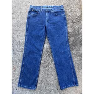 Wrangler Cool Vantage Jeans Mens 36x30 Slim Fit Blue Stretch Denim Pants